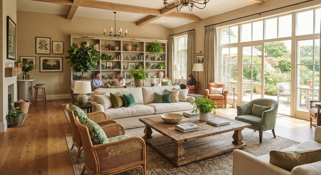 Beautiful hospitality living space