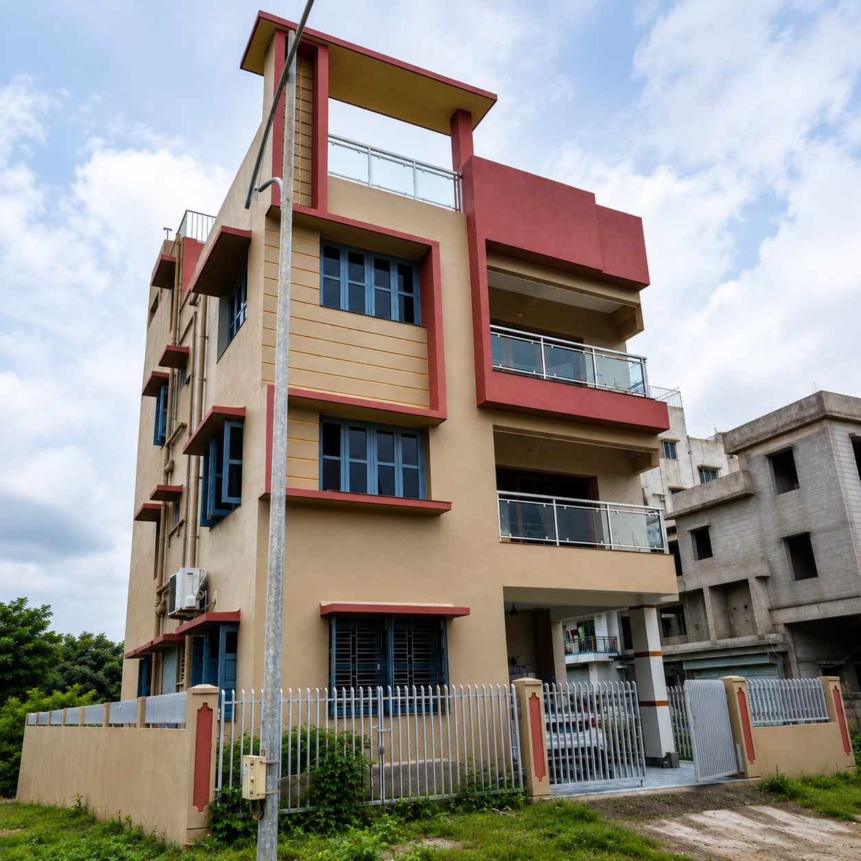 Contemporary Residence, Newtown overview